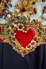 Rare Spring 2015 Dolce & Gabbana Runway Look 4 Mini Dress w Lace & Intricate Embellishment Details