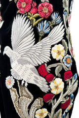 Pre-Fall 2017 Alexander McQueen by Sarah Burton Look 52 Strapless Dress w Silk Chiffon Skirt & Embroidery