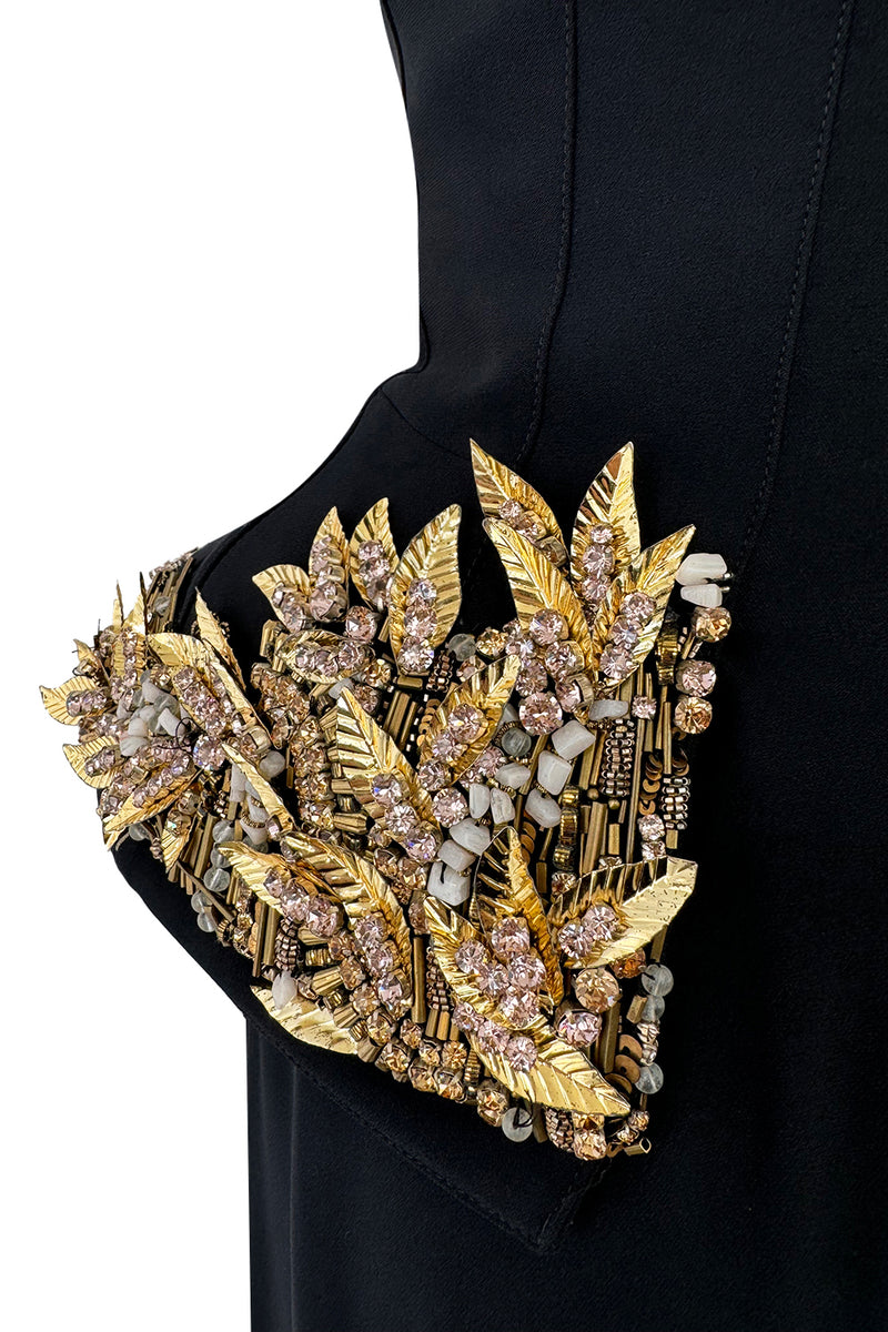 alexander mcqueen by sarah burton black and gold dress ELLE x Alexander McQueen S/S2013 Bee Collection for the Sarah Burton's final @alexandermcqueen show yesterday. We will miss you Sarah, but know more greatness is yet to come. You are forever in