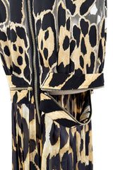 Gorgeous Spring 2011 Givenchy by Riccardo Tisci Runway Look 40 Cut Out Silk & Net Leopard Dress