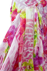 Outstanding Resort 2023 Versace by Donetella Versace Look 18 Tribute to Spring 2004 Pink Dress