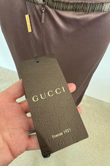 Gucci 2010-11 Deep Mauve Backless Jersey Dress