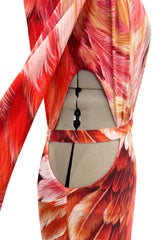 Spring 2024 Roberto Cavalli by Fausto Puglisi Stretch Jersey Cut Out Dress