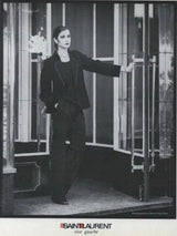Iconic 1970s Yves Saint Laurent Midnight Blue Velvet Jacket w Ribbon Trimmed Edges