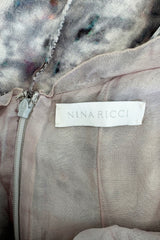 Outstanding Spring 2009 Nina Ricci by Olivier Theyskens Runway Look 12 Floral Printed Silk Dress