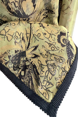 Fall 2004 Roberto Cavalli Runway Look 31 Multiple Prints & Layered Silk Chiffon Great Coat Jacket
