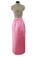 Yves Saint Laurent Spring 1985 Haute Couture Runway Pink & Mint Green Set