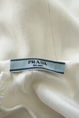 Exceptional Spring 2011 Prada by Miucci Prada Runway Look 27 & Ad Campaign Embroidered & Beaded White Dress