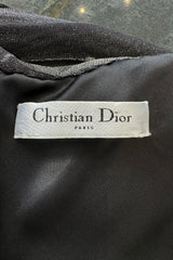 Outstanding Fall 2009 Christian Dior by John Galliano Bias Cut Metallic Silver Floral Print Dress