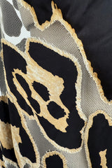 Gorgeous Spring 2011 Givenchy by Riccardo Tisci Runway Look 40 Cut Out Silk & Net Leopard Dress