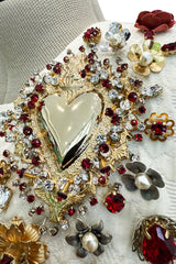 Rare Spring 2015 Dolce & Gabbana Runway Look 4 Mini Dress w Lace & Intricate Embellishment Details