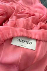 Fall 2010 Valentino Maria Grazia Chiuri & Pierpaolo Piccioli Runway Look 37 Off Shoulder Ruffle Dress