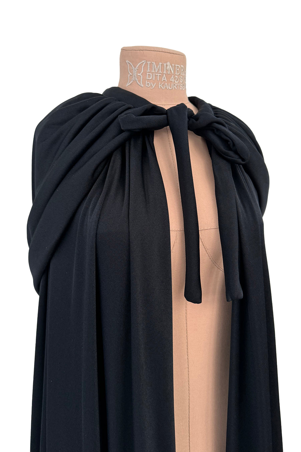 Loris Azzaro 1971 Black Jersey Cape w Hood – Shrimpton Couture