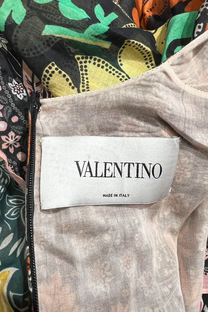 Iconic Spring 2015 Valentino Printed Tiered Runway Dress by Maria Grazia Chiuri & Pier Paolo Piccioli