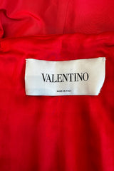 Modern Valentino by Pierpaolo Piccioli Homage to the Fall 2004 Runway Look 53 Strapless Red Silk Dress