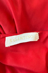 Iconic Spring 2002 Valentino Closing Look 94 Runway Red Silk Bow Dress