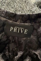 Incredible Fall 2009 Giorgio Armani Prive Haute Couture Runway Look 10 Silk Fringed Jacket