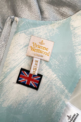 Limited Edition 2012 Vivienne Westwood Red Carpet Capsule Collection Silver Sequin Strapless Dress