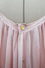 Spring 2005 Chanel by Karl Lagerfeld Runway Softest Pale Pink Floating Silk Chiffon Dress