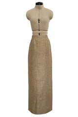 Spring 2000 Balmain Haute Couture by Oscar de la Renta Elaborate Jacket & Matching Skirt