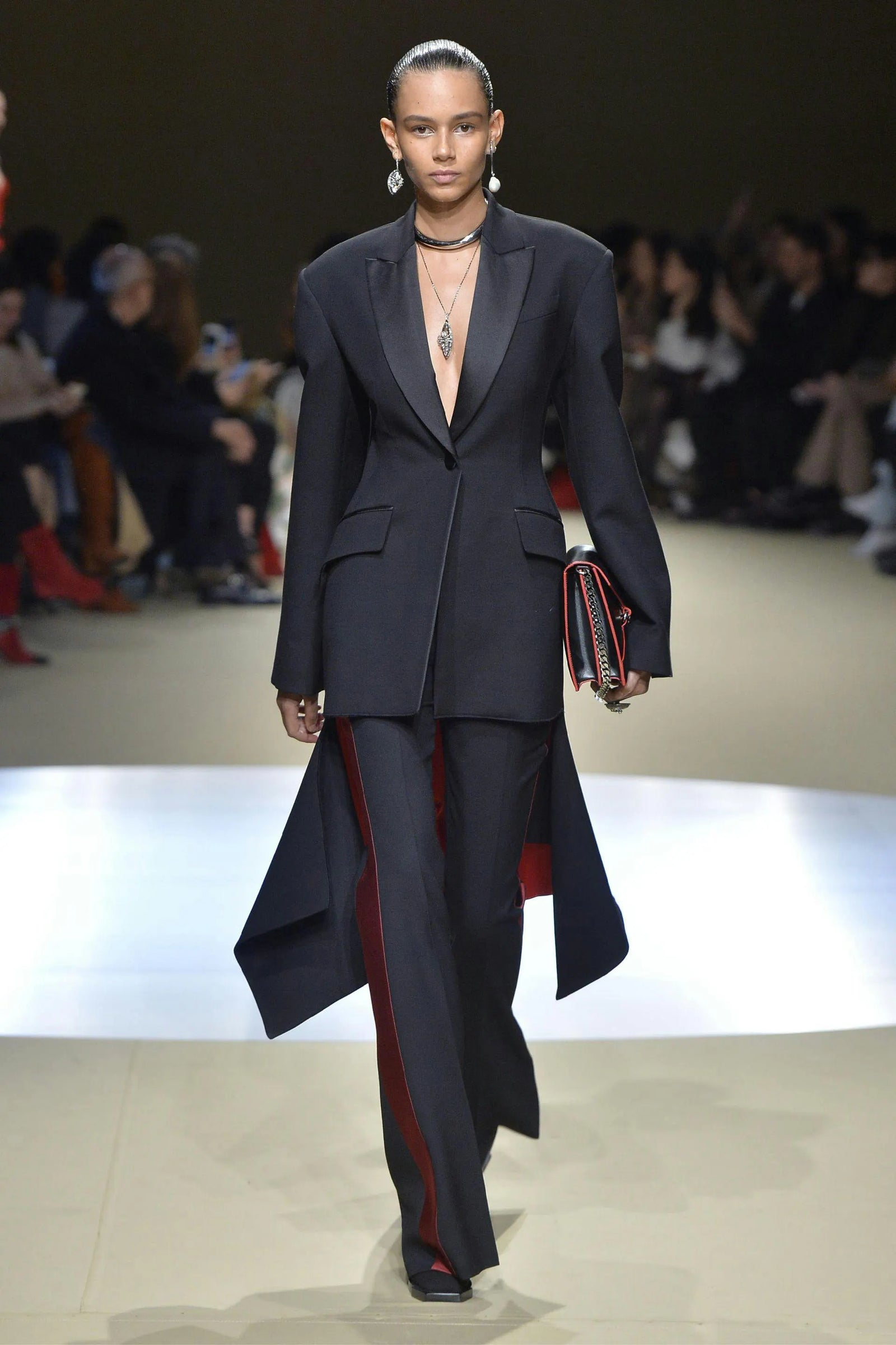 Fall 2018 Alexander McQueen by Sarah Burton Runway Look One & Ad