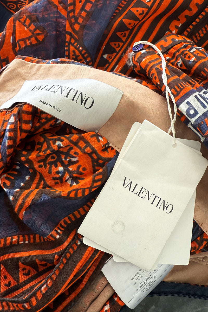 Spring 2016 Valentino by Pierpaolo Piccioli & Maria Grazia Chiuri Runway Look 50 Giraffe Printed Cotton Dress