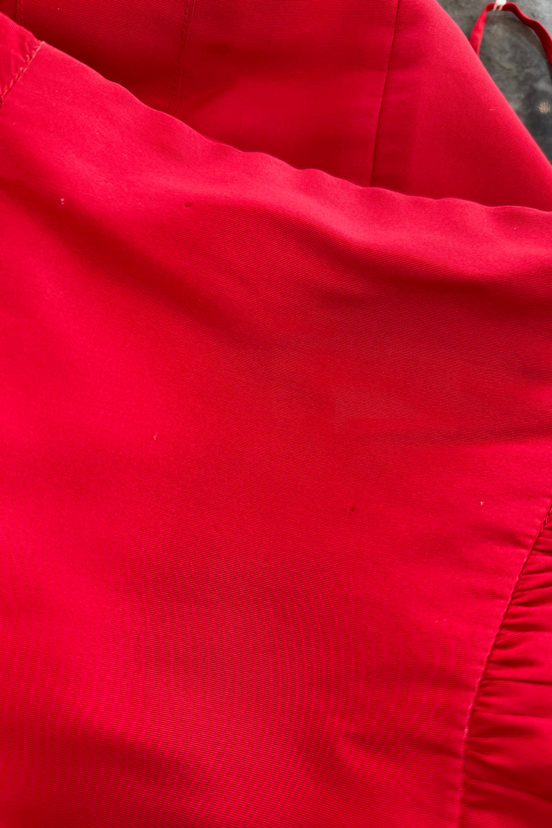 Modern Valentino by Pierpaolo Piccioli Homage to the Fall 2004 Runway Look 53 Strapless Red Silk Dress