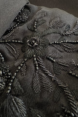 Fall 2008 Alexander McQueen 'The Girl Who Lived in a Tree' Strapless Draped Silk Dress w Elaborate Beading