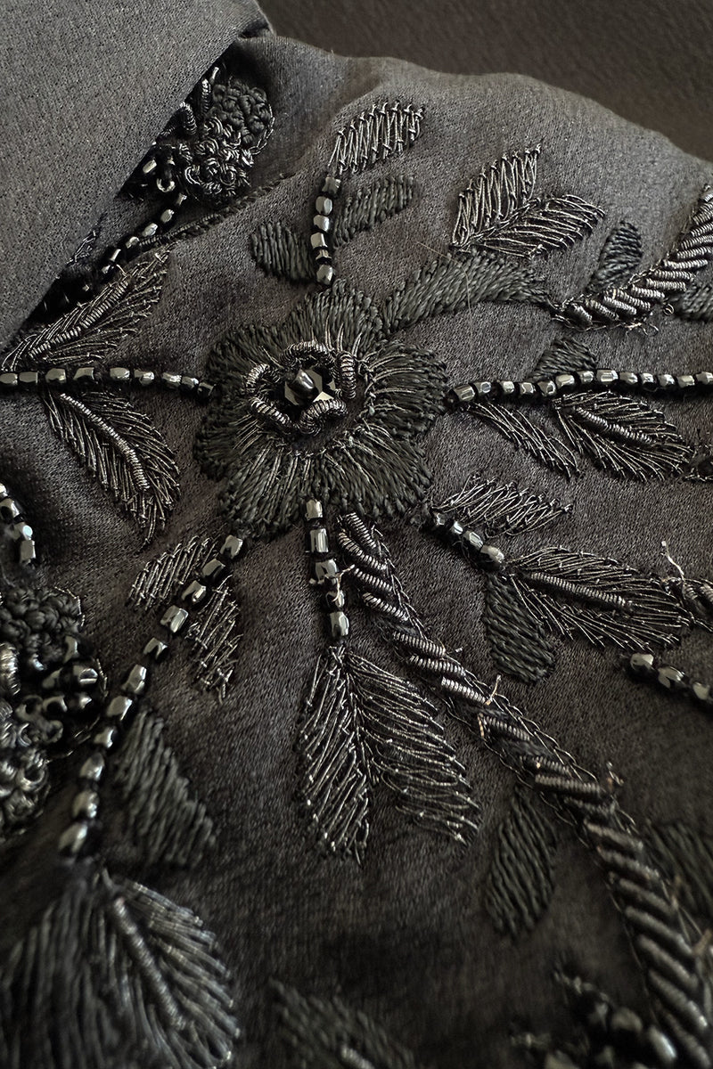 Fall 2008 Alexander McQueen 'The Girl Who Lived in a Tree' Strapless Draped Silk Dress w Elaborate Beading