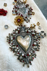 Spring 2015 Dolce & Gabbana Runway Look 48 Silk Brocade Mini Dress w Elaborate Front Embellishments