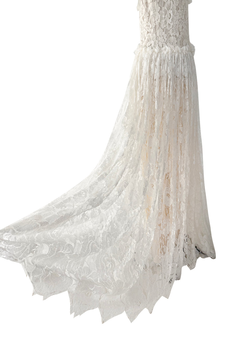 lanvin lace wedding dress Because we just talked about wedding dresses, I wanted to show you this beauty A @lanvin custom dress for @noraattal's wedding . #weddingdress # lanvin #weddinggown #couturegown #fashion #bridal