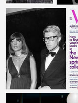 Sensual Spring 1973 Yves Saint Laurent Runway Black Silk Jersey Front, Side & Back Plunge Dress