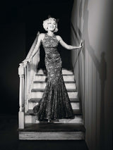 Spring 2012 Alexander McQueen by Sarah Burton Black Lace Dress w Fabulously Full Lower Skirting