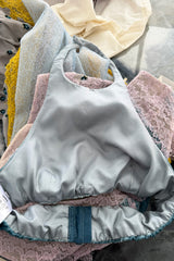 Amazing Spring 2018 Valentino by Pierpaolo Piccioli Runway Look 64 Lace, Silk & Velvet Halter Dress Set