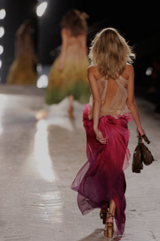 Prettiest Spring 2006 Christian Dior by John Galliano Pink Ombre Silk Chiffon Dress