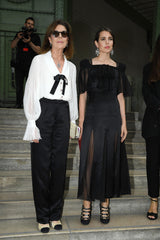 Prettiest Fall 2009 Chanel by Karl Lagerfeld Runway Look 55 Black Silk & Chiffon Dress