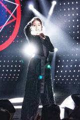 Exquisite Fall 2019 Giorgio Armani Runway Look 80 Velvet &Silk Ribbon Jumpsuit w Black Jet Beads