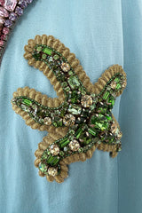 Phenomenal Spring 2021 Versace by Donatella Versace Runway Look 77 Embellished Starfish Dress