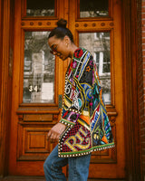 Incredible 1980s Bob Mackie Main Label Fully Sequin & Beaded Oversized Casino Themed Jacket