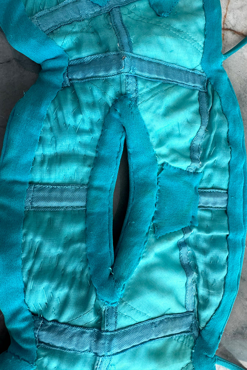 Exceptional Spring 1974 Madame Gres Haute Couture Unlabeled Documented Blue Silk Jersey Skirt & Top