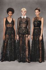 Pre-Fall 2018 Christian Dior by Maria Grazia Chiuri Look 60 Sequin & Bead Sun & Stars Dress