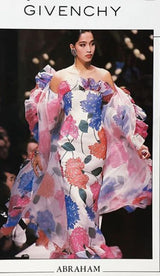 Iconic Spring 1984 Hubert de Givenchy Haute Couture Runway Silk Chiffon Strapless Dress & Coat Set