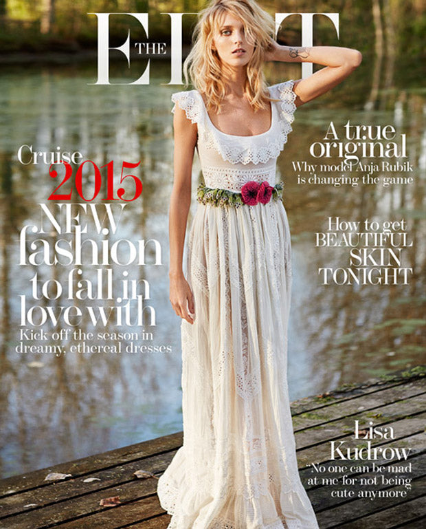 Romantic Resort 2015 Valentino by Pierpaolo & Piccioli & Maria Grazia Chiuri Cotton Embroidered Dress w  Flower Belt