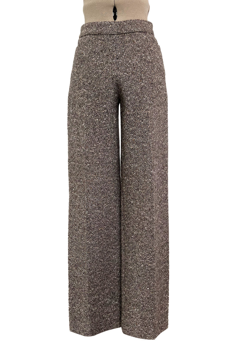 Documented & Rare Fall 2004 Alexander McQueen Tweed Pant Suit w Elaborately Embellished Jacket