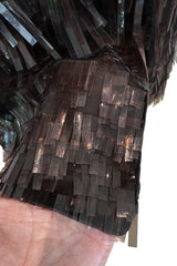 Incredible Fall 2010 Gucci by Frida Giannini Runway Look 45 Strapless Dress Covered w Pailettes & Matching Capelet