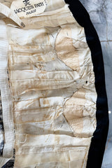 Incredible 1953 Jacques Fath Haute Couture Leopard Printed Silk Strapless Dress w Full Skirt