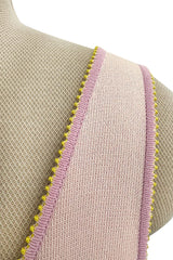 Dreamy Cruise 2004 Chanel by Karl Lagerfeld Pale Pink Knit Dress & Pastel Cardigan Set