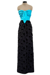 Fall 1984 Givenchy by Hubert de Givenchy Haute Couture Runway Sample Strapless Dress