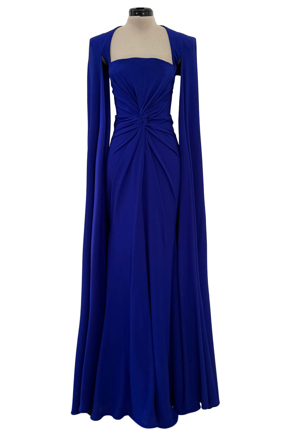 Spring 2020 Alex Perry Runway Brilliant Blue Dress w Twist Front & to – Shrimpton Couture
