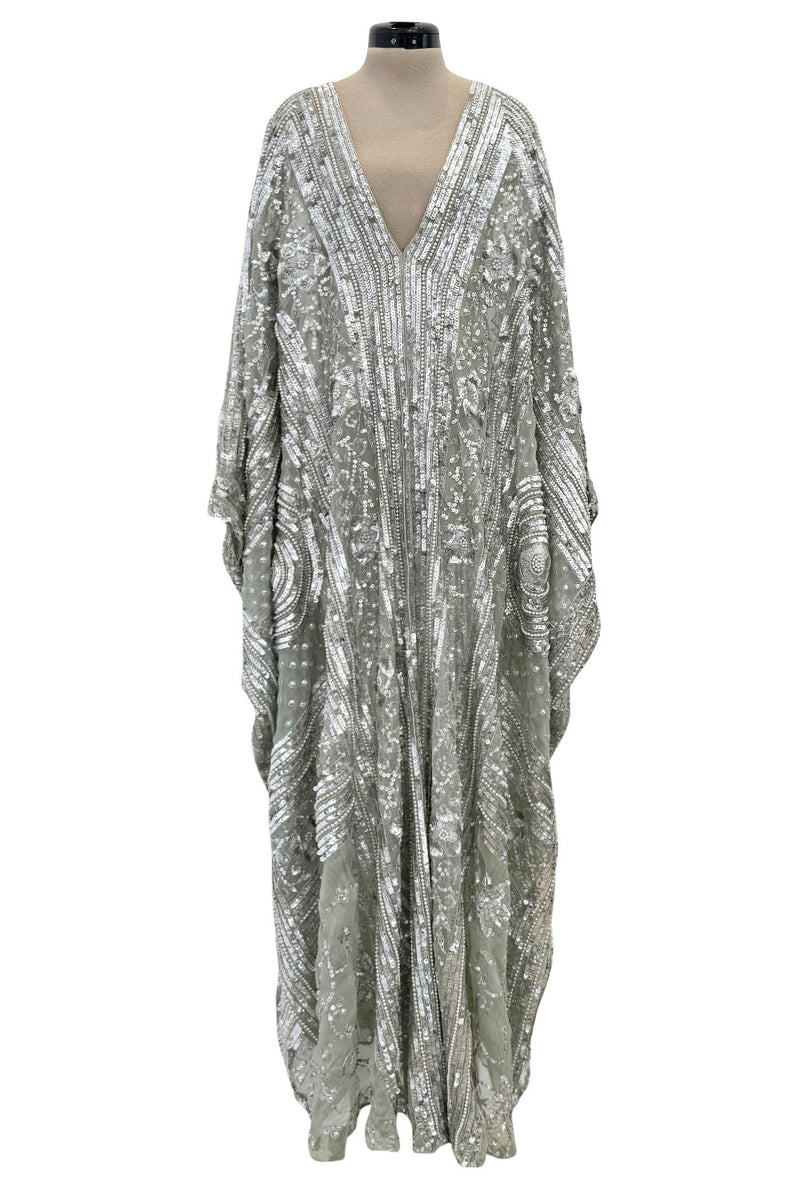 Spectacular 1970s Unlabeled Silver Sequin, Metallic Thread & Faux Pear – Shrimpton Couture Spectacular 1970s Unlabeled Silver Sequin, Metallic Thread & Faux Pear – Shrimpton Couture